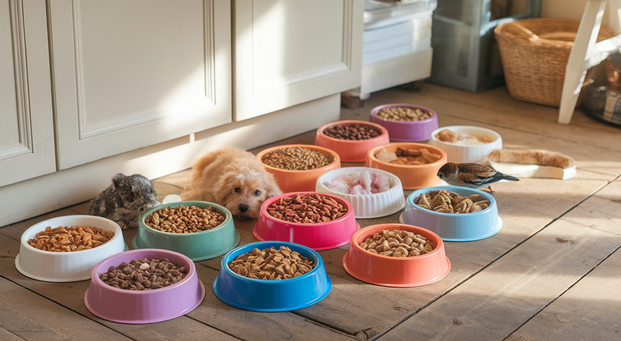 Pet food selection and feeding management